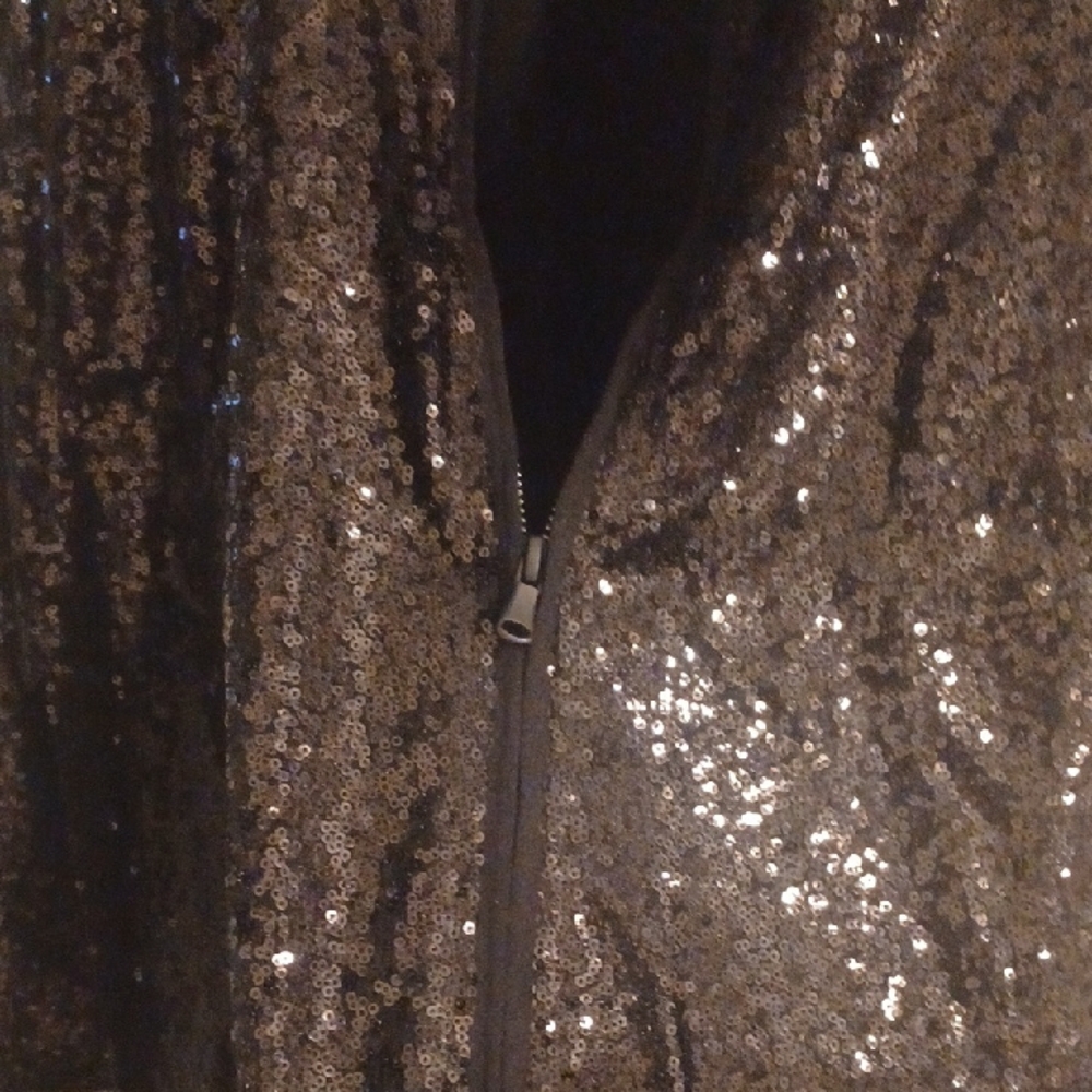 Isblack Sequin Jacket. Like New Makd Offer - Picture 3 of 8
